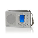 Nedis RDWR1000GY Fm-radio 1,5w Wereldontvanger Alarmfunctie Grijs