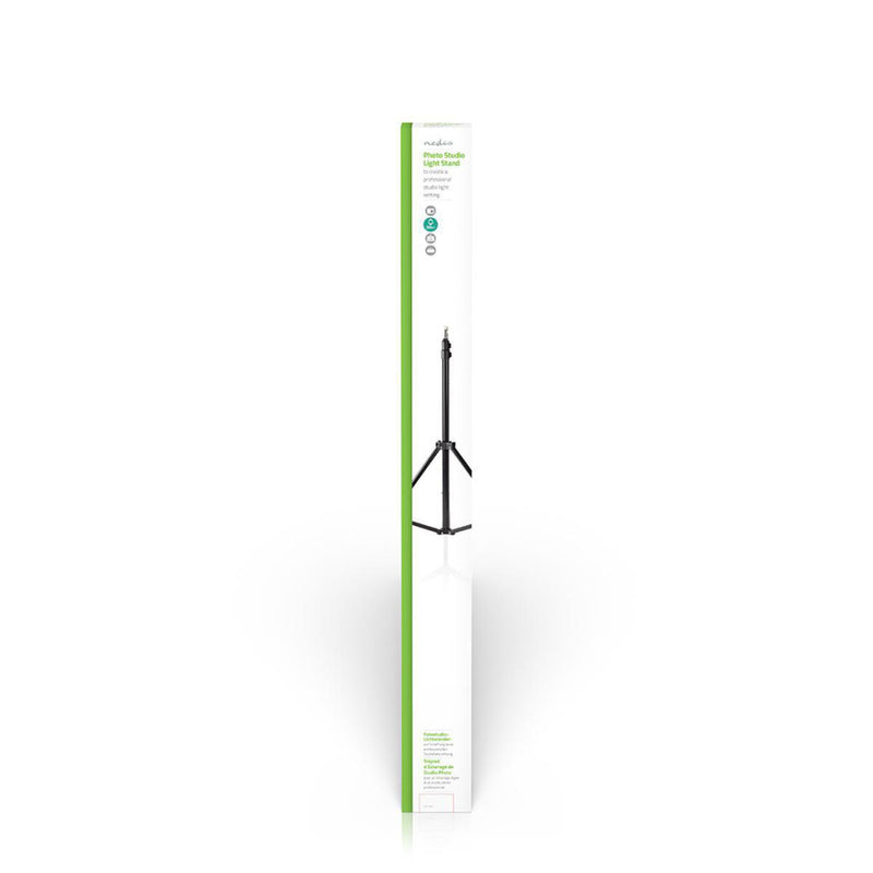 Nedis SLST10BK Fotostudio Lichtstandaard 200 Cm Insteekeinde