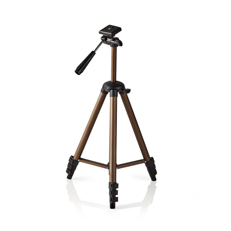 Nedis TPOD2100BZ Statief Pan & Tilt Max. 2 Kg 130 Cm Zwart / Zilver