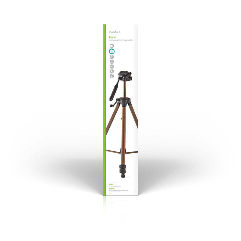 Nedis TPOD3400BZ Statief Pan &amp; Tilt Max. 6 Kg 163 Cm Brons