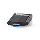 Nedis WSNWA1200BK Netwerkdongle Ac1200 Dual Band Zwart