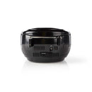 Nedis SPBB100BK Boombox 9 W Bluetooth® Cd-speler / Fm-radio / Usb / Aux Zwart