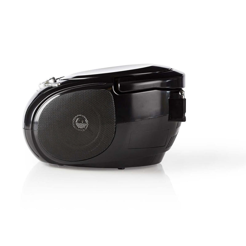 Nedis SPBB100BK Boombox 9 W Bluetooth® Cd-speler / Fm-radio / Usb / Aux Zwart