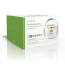 Nedis SPBB100WT Boombox 9 W Bluetooth® Cd-speler / Fm-radio / Usb / Aux Wit