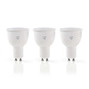 Nedis WIFILW30WTGU10 Slimme Wi-fi-led-lampen Warm- Tot Koud-wit Gu10 3-pack