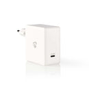 Nedis WCPD60W100WT Thuislader 3,0 A Usb-c&trade; Met Pd (60 W) Wit