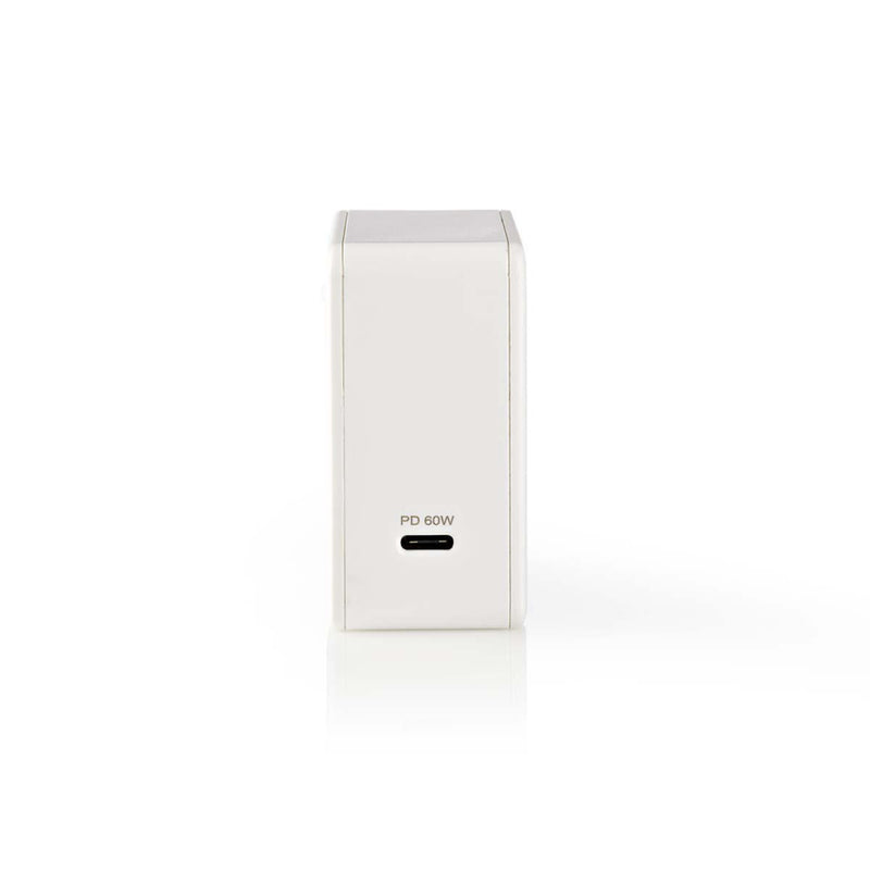 Nedis WCPD60W100WT Thuislader 3,0 A Usb-c&trade; Met Pd (60 W) Wit