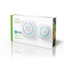 Nedis ALRMMW20WT Zoemer Bewegingsdetector Home Security 8 Ringtones Seint Met Licht En Geluid