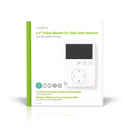 Nedis DOORP15CWT Deurvideomonitor 4,3&quot; Ontgrendelfunctie Wit