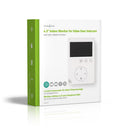 Nedis DOORP15CWT Deurvideomonitor 4,3&quot; Ontgrendelfunctie Wit