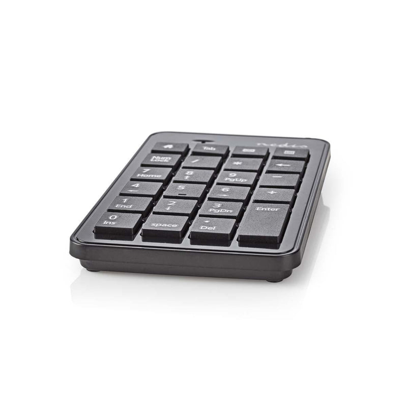 Nedis KBNM100BK Bedraad Numeriek Toetsenbord Usb Zwart
