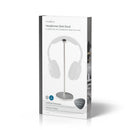 Nedis HPST200AL Standaard Voor Koptelefoon Aluminium Ontwerp Antislipvoetjes 98 X 276 Mm Zilver