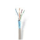 Nedis CCBGFTP5GY305S Netwerkkabel Cat5e F/utp Solid - 305 M Grijs