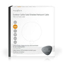 Nedis CCBGOFTP5BK100 Netwerkkabel Cat5e F/utp Solid - 100 M Zwart