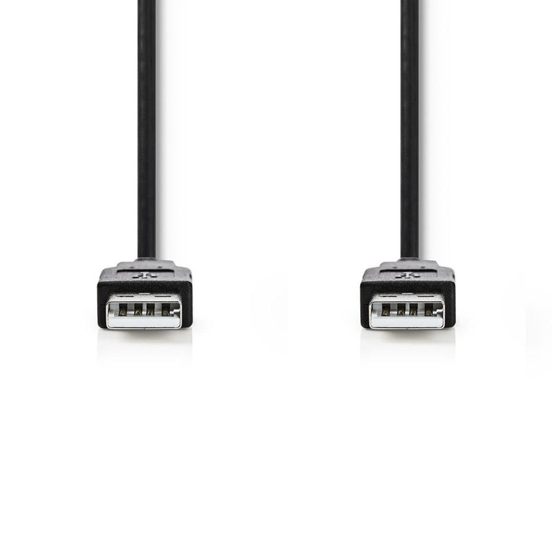 Nedis CCGT60000BK30 Kabel Usb 2.0 A Male - A Male 3,0 M Zwart