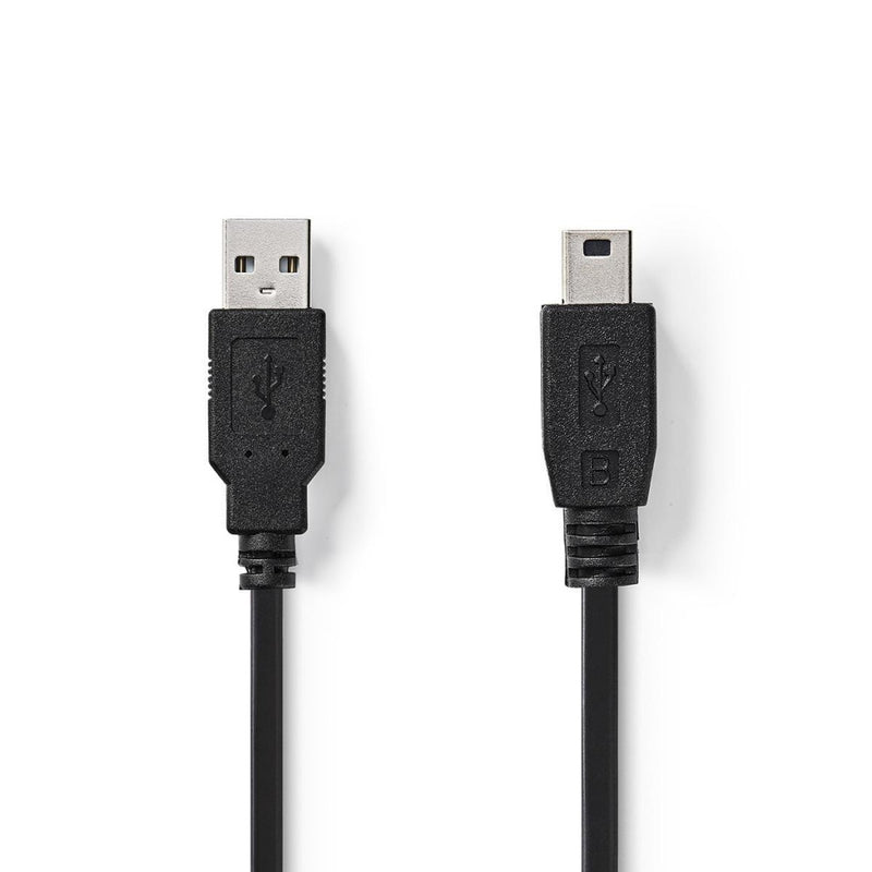 Nedis CCGT60300BK30 Kabel Usb 2.0 A Male - Mini 5-pins Male 3,0 M Zwart