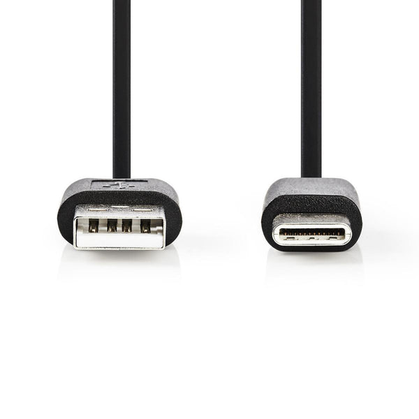 Nedis CCGP60600BK30 Kabel Usb 2.0 Type-c Male - A Male 3,0 M Zwart