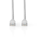 Nedis CCGT85000GY150 Cat5e-kabel U/utp Rj45 Male Rj45 Male 15.0 M Rond Pvc Grijs Label
