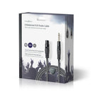 Nedis COTG15120GY100 Ongebalanceerde Xlr-audiokabel Xlr 3-pins Female - 6,35 Mm Male 10 M Grijs