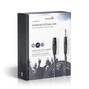Nedis COTG15120GY100 Ongebalanceerde Xlr-audiokabel Xlr 3-pins Female - 6,35 Mm Male 10 M Grijs