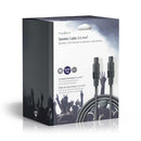 Nedis COTG16000GY150 Luidsprekerkabel 1,5 Mm&sup2; Luidspreker 2-pins Female - Luidspreker 2-pins F