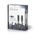 Nedis COTG15012GY150 Digitale Dmx-kabel 110 Ohm Xlr 3-pins Male - Xlr 3-pins Female 15 M Grijs