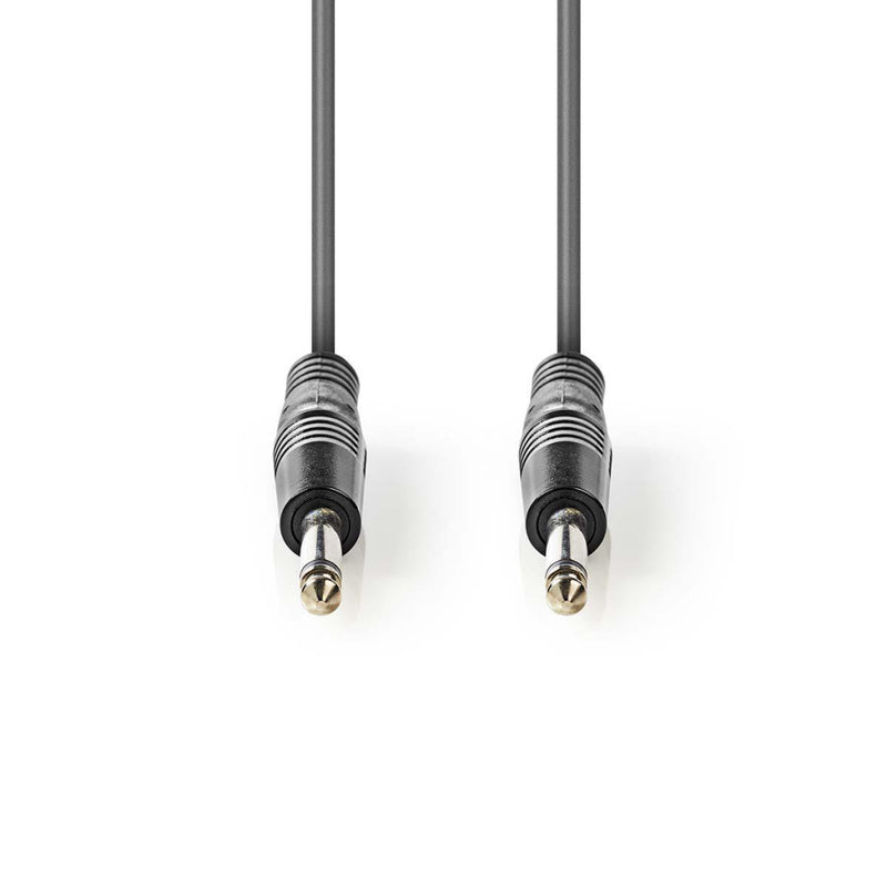 Nedis COTH23000GY15 Mono-audiokabel 6,35 Mm Male 6,35 Mm Male Vernikkeld 1.50 M Rond Pvc