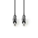 Nedis COTG23050GY100 Kabel Voor Monoluidspreker 6,35 Mm Male - 6,35 Mm Male 10 M Grijs