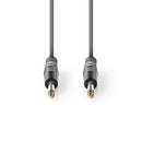 Nedis COTH23050GY50 Kabel Voor Monoluidspreker 6,35 Mm Male - 6,35 Mm Male 5,0 M Grijs