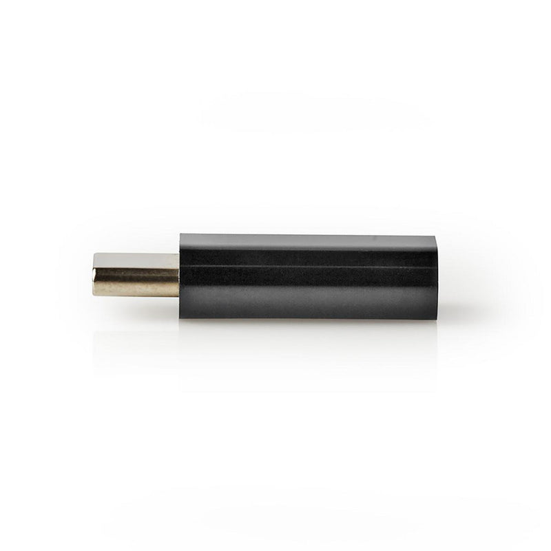 Nedis CCGP60910BK Adapter Usb 2.0 Type-c Male - Micro B Female Zwart
