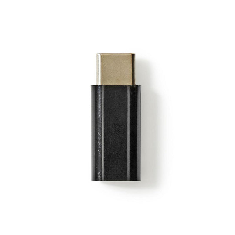Nedis CCGP60910BK Adapter Usb 2.0 Type-c Male - Micro B Female Zwart