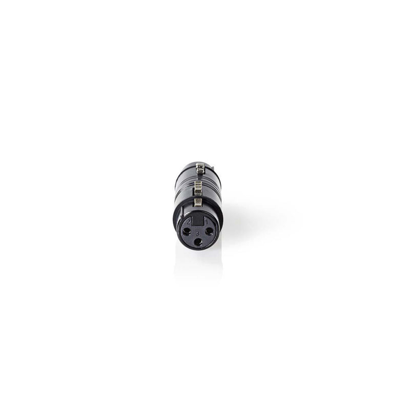Nedis COTP15920BK Xlr-koppeling Xlr 3-pins Female - Xlr 3-pins Female Zwart