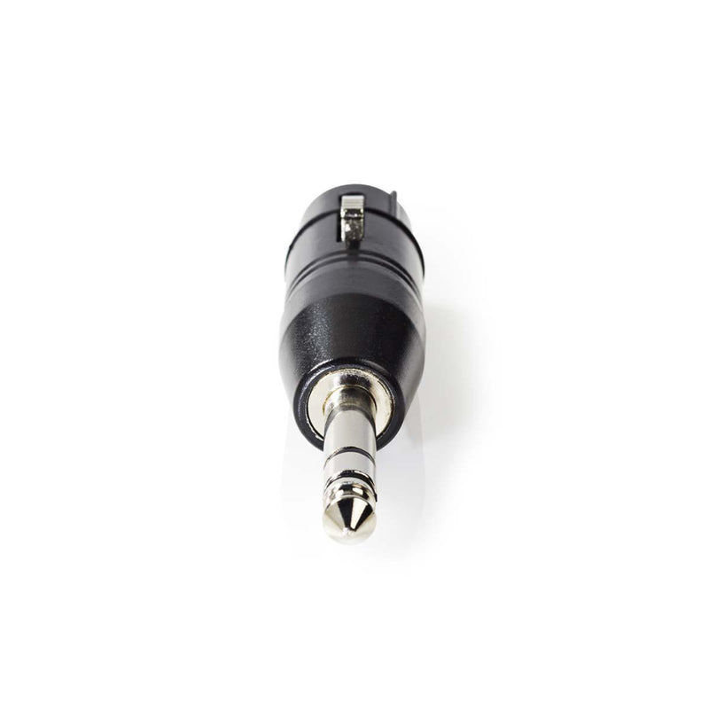 Nedis COTP15941BK Xlr-adapter Stereo Xlr 3-pins Female - 6,35 Mm Male Zwart