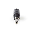 Nedis COTP15942BK Xlr-adapter Mono Xlr 3-pins Male - 6,35 Mm Male Zwart