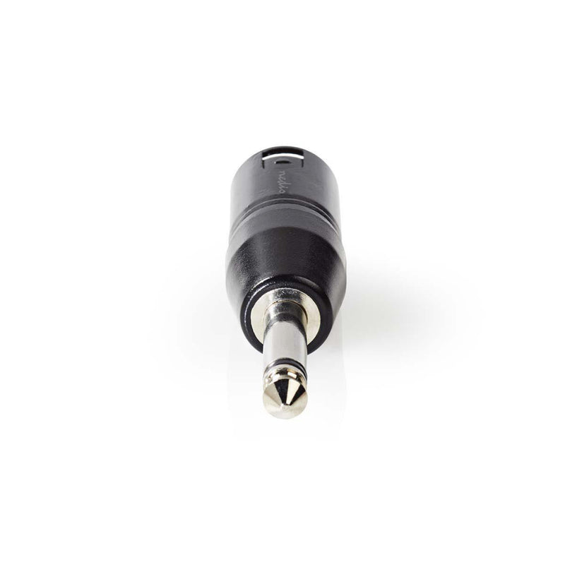 Nedis COTP15942BK Xlr-adapter Mono Xlr 3-pins Male - 6,35 Mm Male Zwart