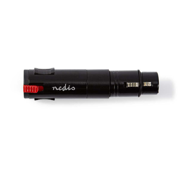Nedis COTP15945BK Xlr-adapter Stereo Xlr 3-pins Male - 6,3 Mm Female Zwart