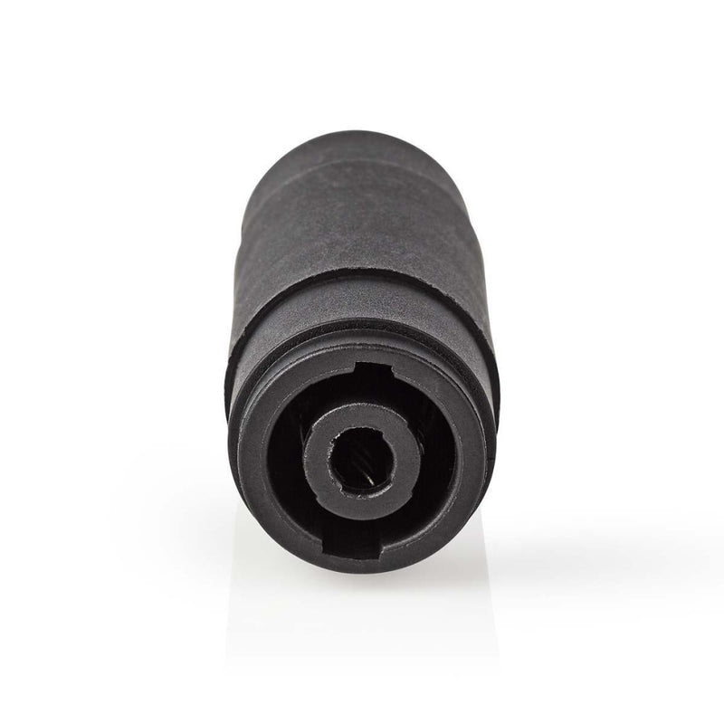 Nedis COTP16910BK Luidsprekerkoppeling Luidspreker 4-pins Male - Luidspreker 4-pins Male Zwart