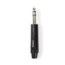 Nedis COTP23901BK Audioconnector Stereo 6,35 Mm Male Zwart