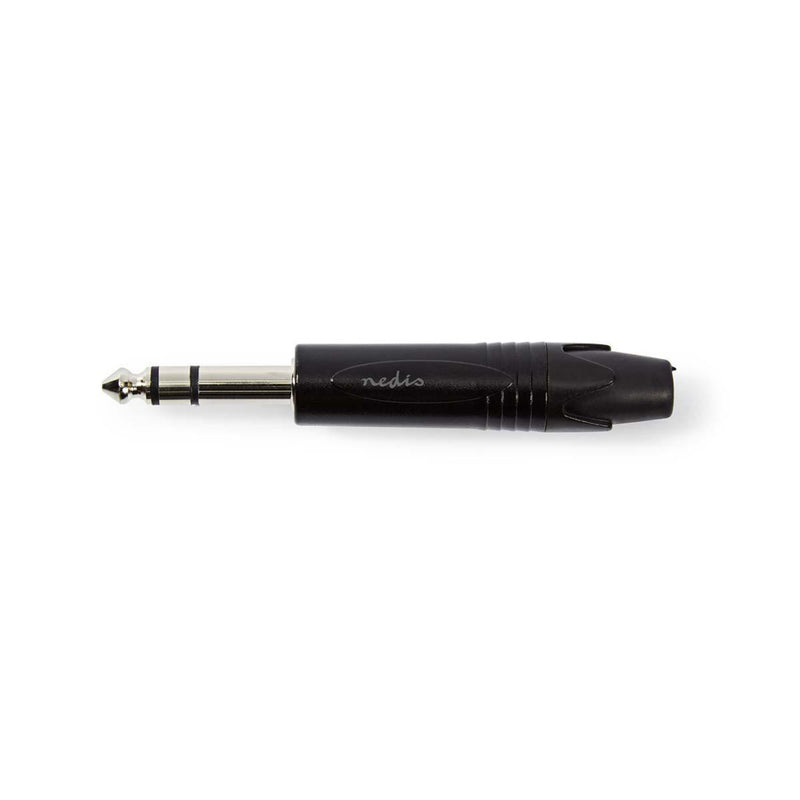Nedis COTP23901BK Audioconnector Stereo 6,35 Mm Male Zwart