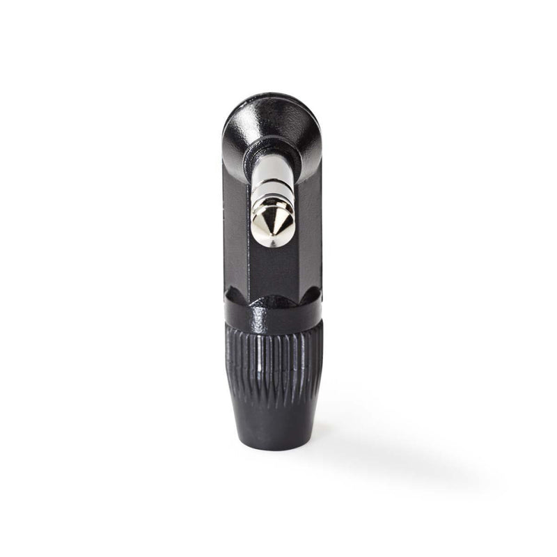 Nedis COTP23903BK Audioconnector Stereo 6,35 Mm Male Haaks Zwart