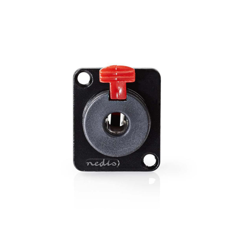 Nedis COTP23910BK Bevestiging Voor Audiochassis 6,35 Mm Female Zwart