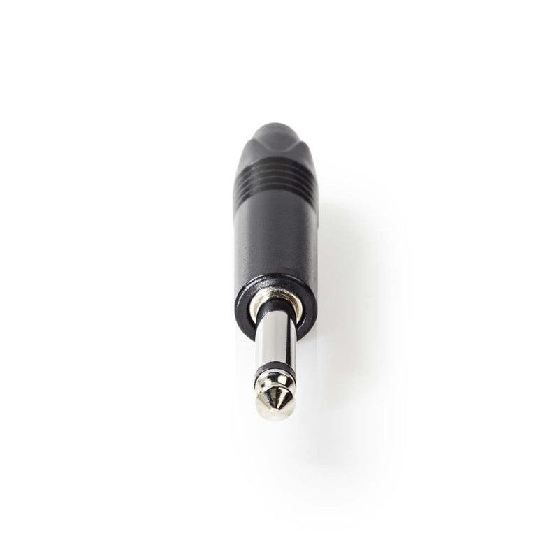 Nedis COTP23900BK Audioconnector Mono 6,35 Mm Male Zwart