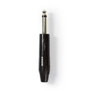 Nedis COTP23900BK Audioconnector Mono 6,35 Mm Male Zwart