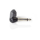 Nedis COTP23902BK Audioconnector Mono 6,35 Mm Male Haaks Zwart