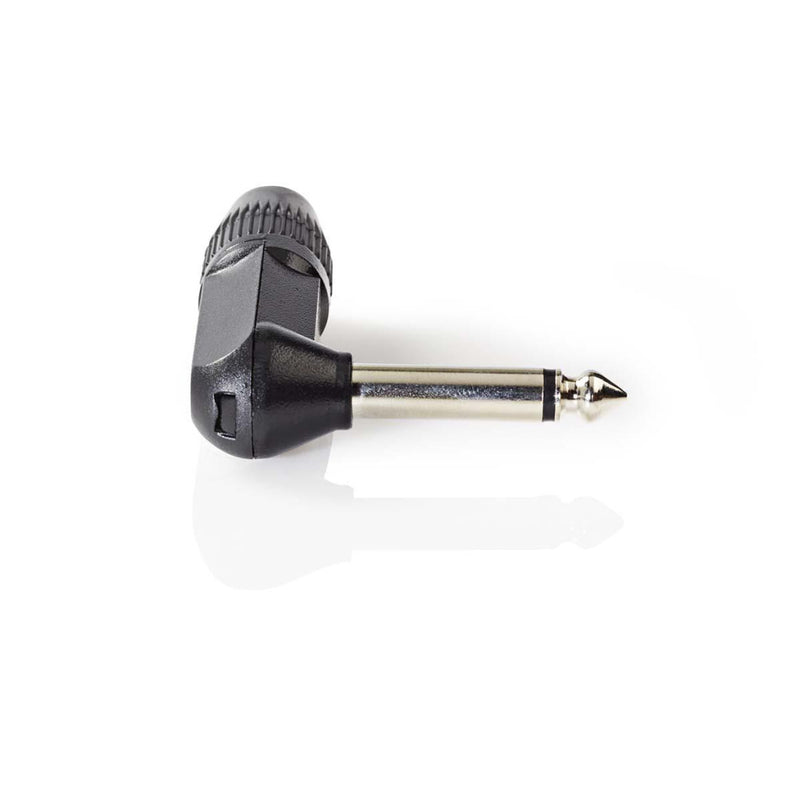 Nedis COTP23902BK Audioconnector Mono 6,35 Mm Male Haaks Zwart