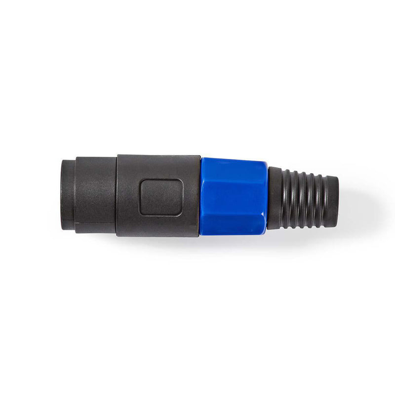 Nedis COTP16901BK Luidsprekerconnector Luidspreker 4-pins Male Zwart