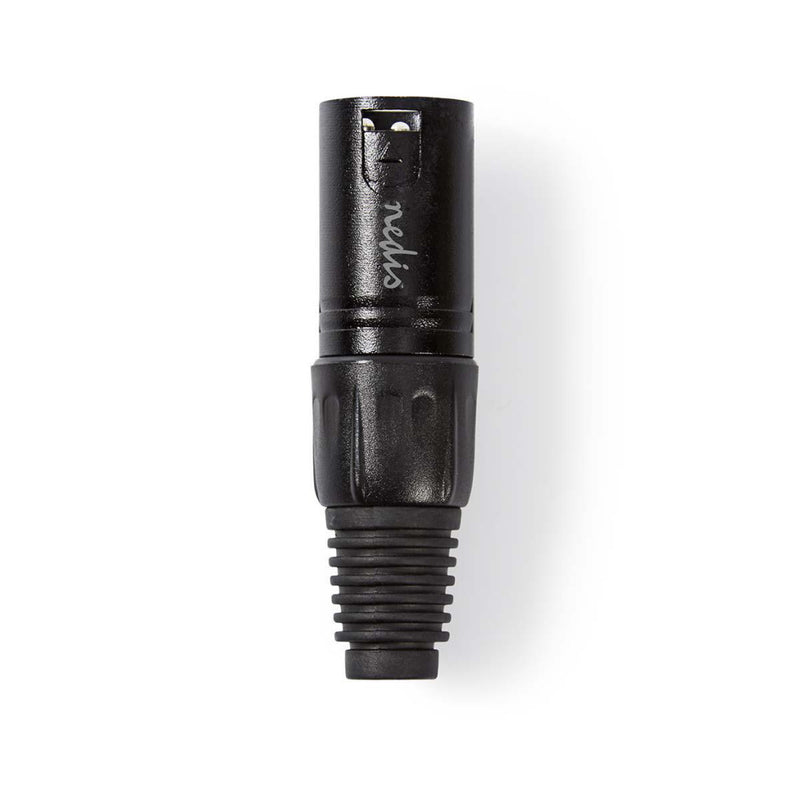Nedis COTP15900BK Xlr-connector Xlr 3-pins Male Zwart