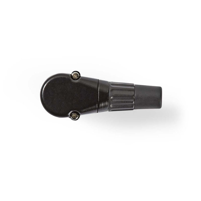 Nedis COTP15901BK Xlr-connector Xlr 3-pins Male Haaks Zwart
