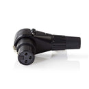 Nedis COTP15903BK Xlr-connector Xlr 3-pins Female Haaks Zwart