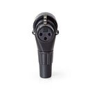 Nedis COTP15903BK Xlr-connector Xlr 3-pins Female Haaks Zwart